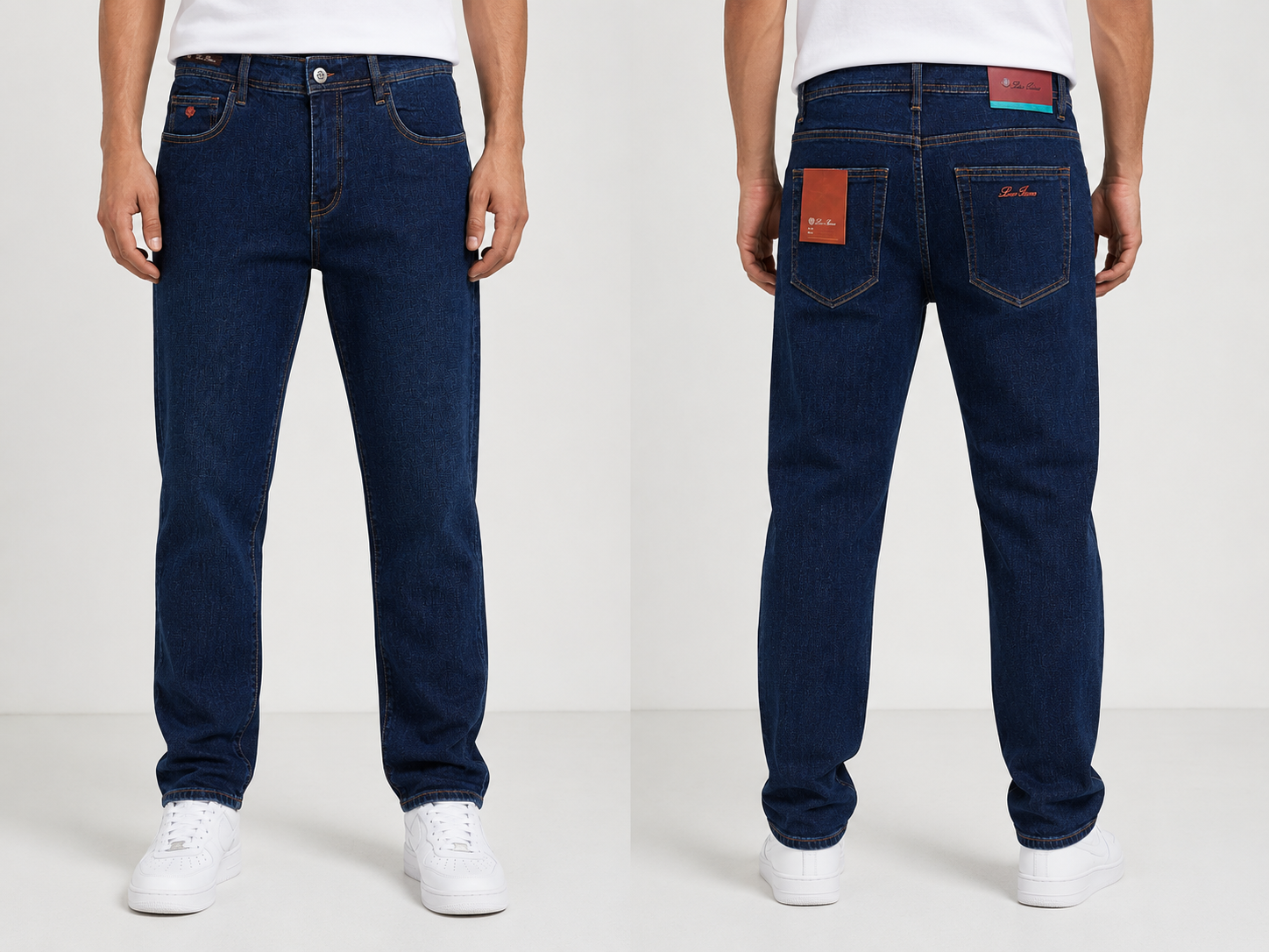 Dark Indigo Slim Jeans LORO PIANA